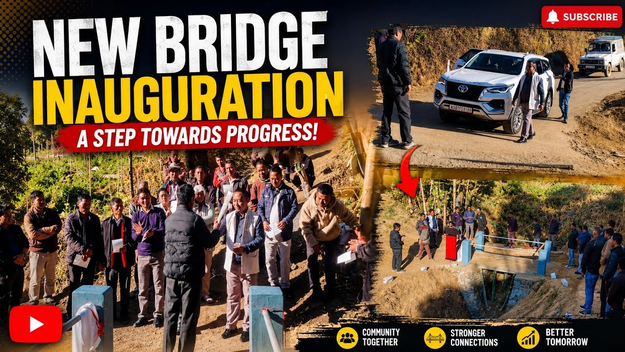 Shipong 1 ward SHAMATOR mini bridge dedicatory programme 