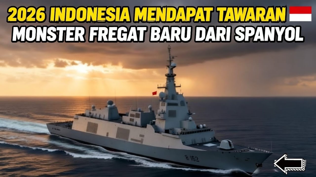 SPANYOL TAWARKAN KAPAL TERCANGGIHNYA KE INDONESIA! Cek Spek Fregat F110 Bonifaz