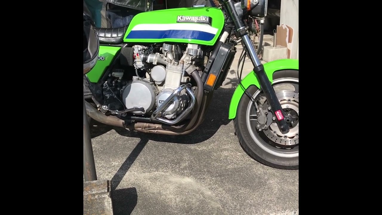 Z1300引き回しから暖機、発進までの流れ。#Z1300
