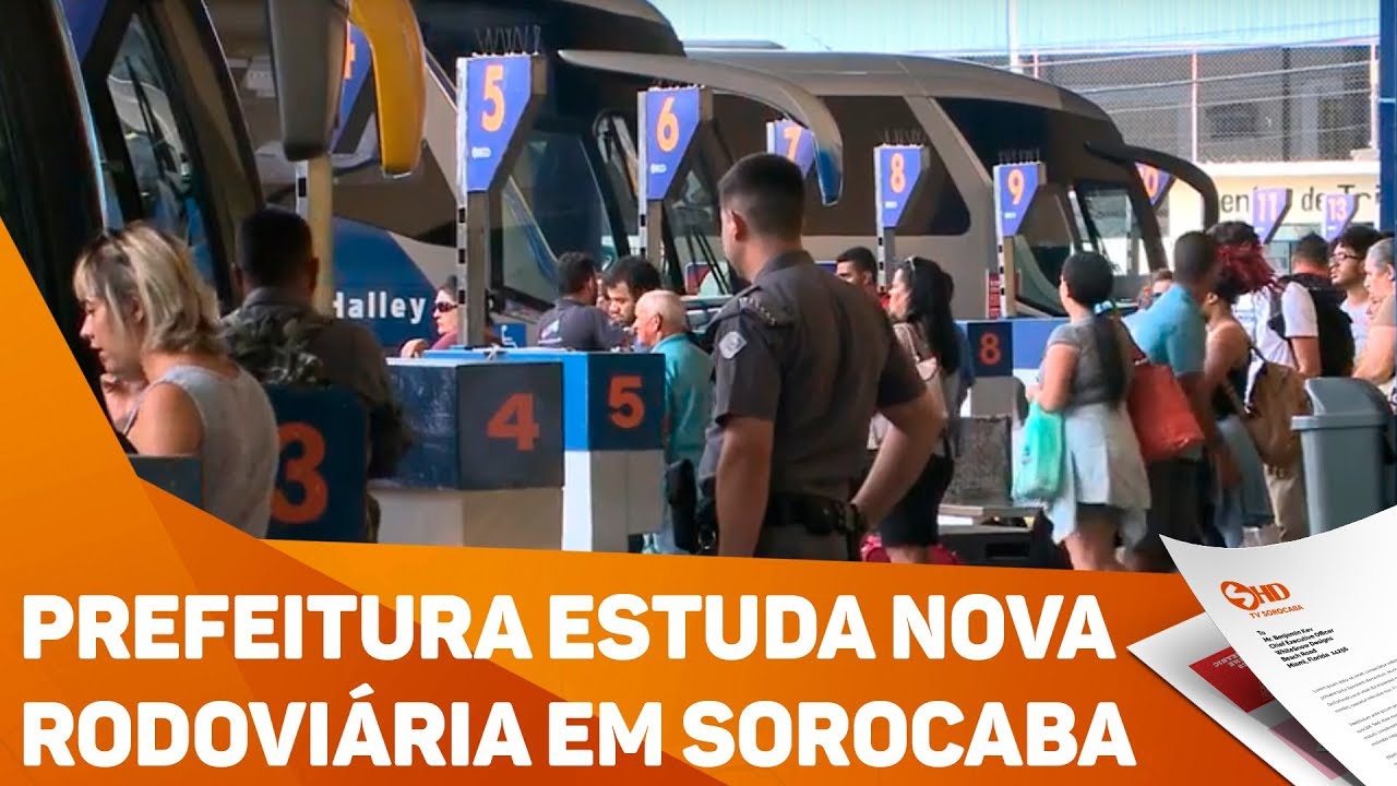 Prefeitura estuda nova rodoviária em Sorocaba - TV SOROCABA/SBT