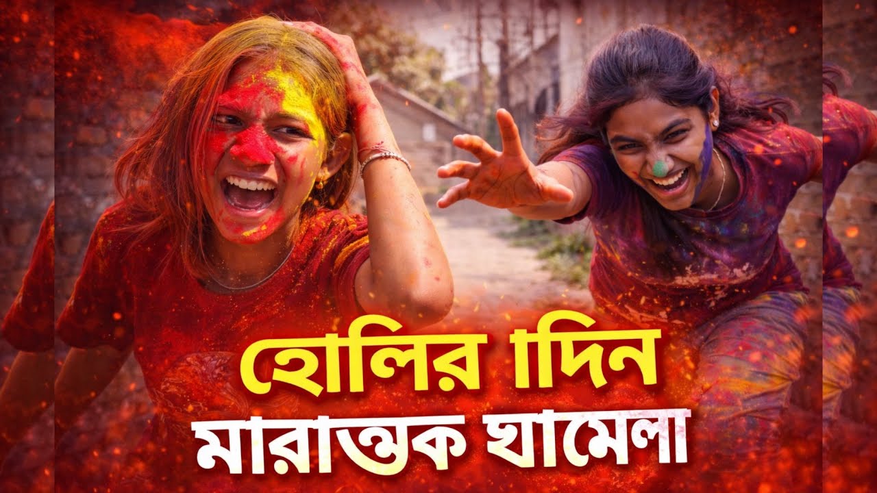 হোলির দিন দুষ্টুর সাথে 🔥 মারাত্বক ঝামেলা ❌