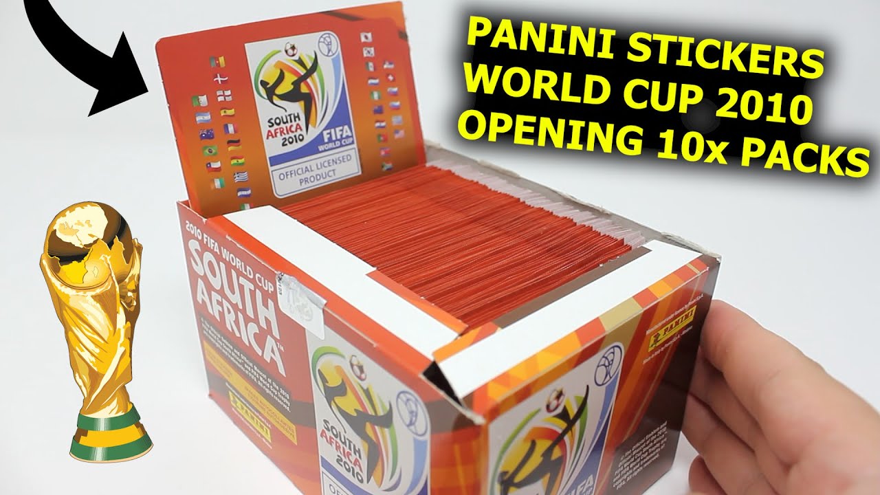 opening 10 packs of PANINI 2010 World Cup - *BOX BREAK* - Mikes Cards and Stickers # 180