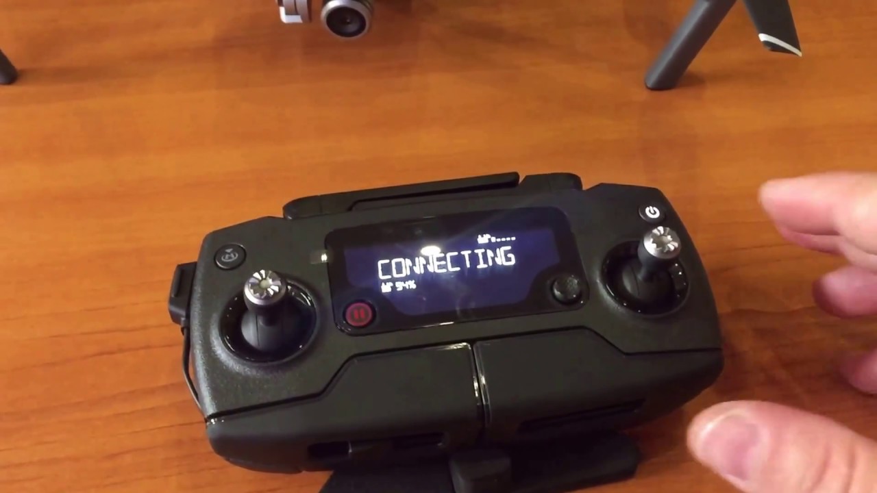 DJI Mavic Pro controller turn on and off