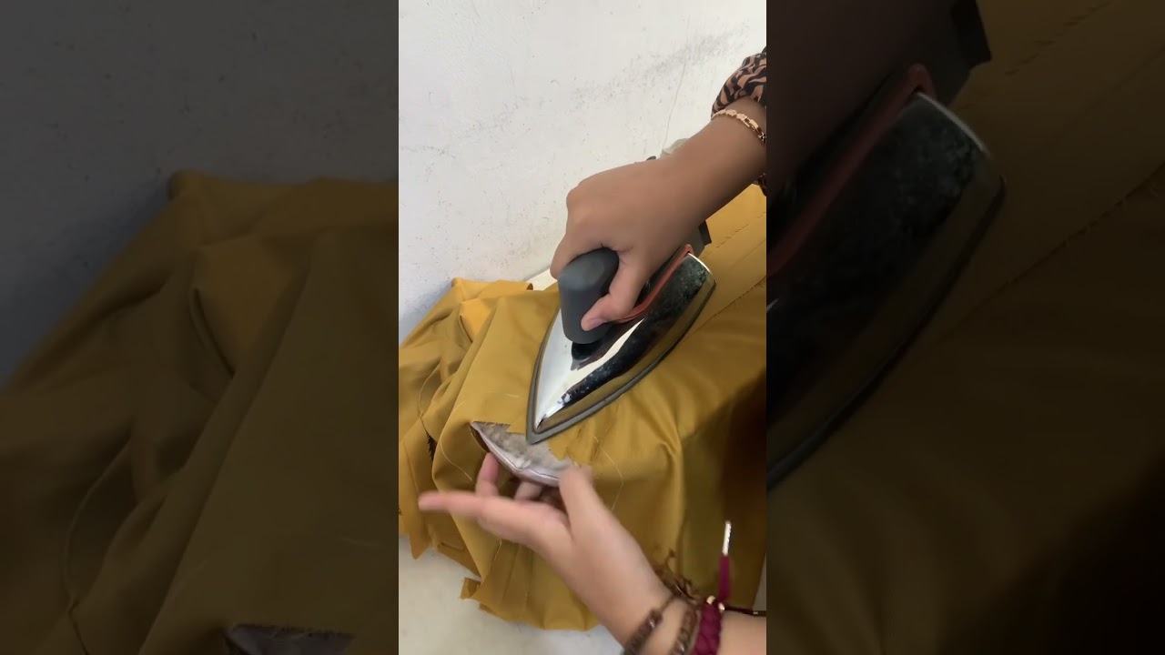 Tips Menyetrika Kampuh #fyp #tips #tutorial #hacks #sewing #sewingmachine #obras #fashion #outfit