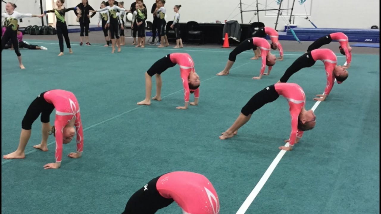 The Start of Competition Season | Level 7 Coral Girl Makes National Meet | Gymscool