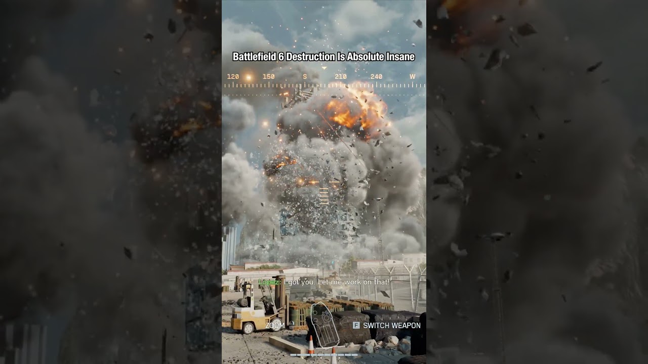 Battlefield 6 Destruction Is Absolute Insane #battlefield #bf6 #battlefield6