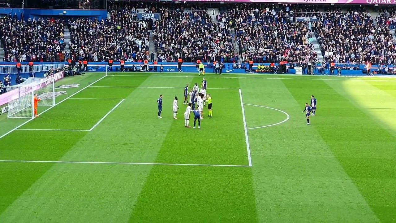 Winning goal goat lionel Messi last minute freekick (psg) [19Feb] 리오넬 메시 극장골 프리킥 직관 현장 반응
