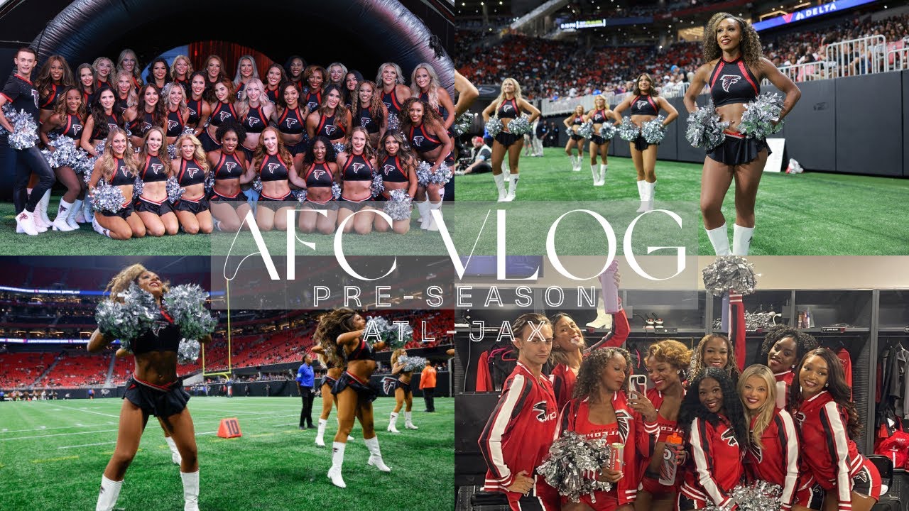 NFL Cheerleader Vlog| Pre-Season ATLvsJAX| GRWM, Locker Room BTS, Gameday Footage