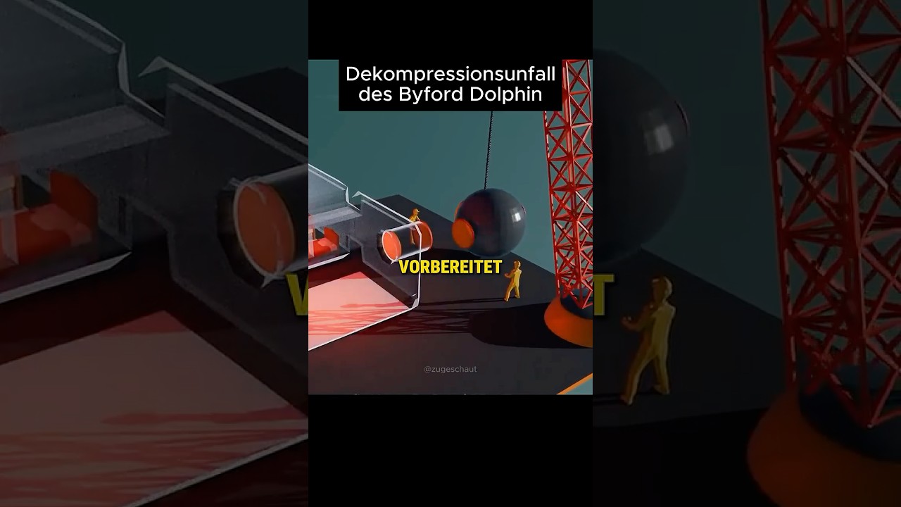 Dekompressionsunfall des Byford Dolphin 🤿😐#tauchen  #Bohrinsel #wissen
