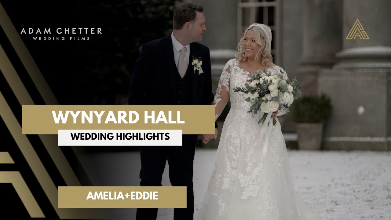 Amelia Lily& Eddie | Enchanted Winter Wedding at Wynyard Hall ✨❄️