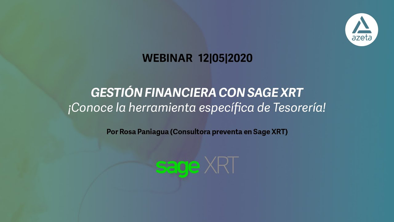 WEBINAR SAGE XRT by Azeta