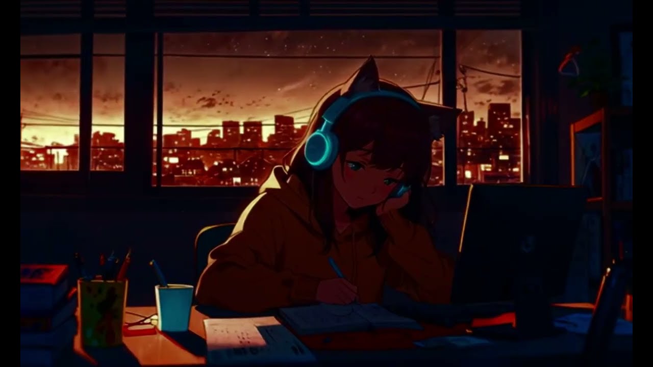 Late Night Study Lofi 🌙 | Calm Beats to Focus