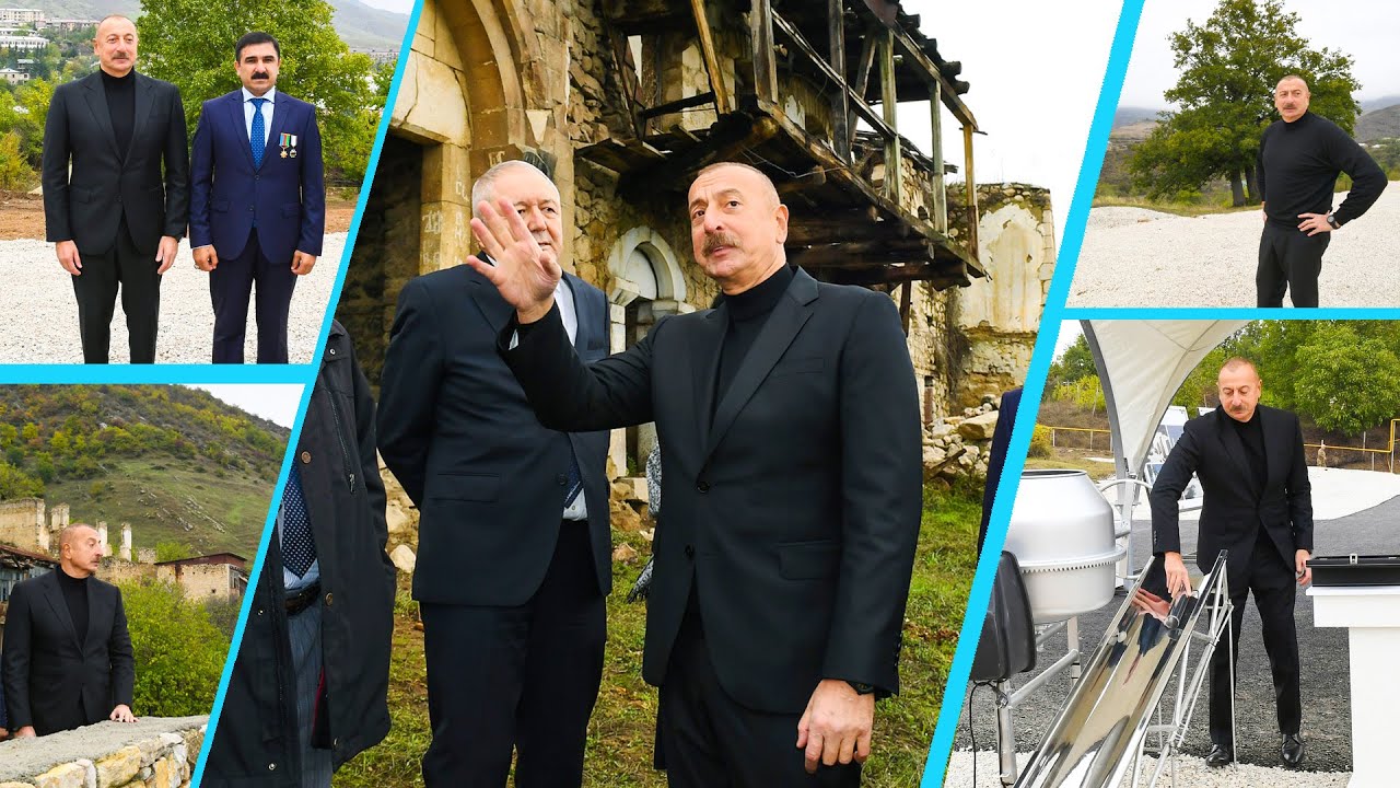 İlham Əliyev  Hadrut qəsəbəsinə və Tuğ kəndinə səfər edib