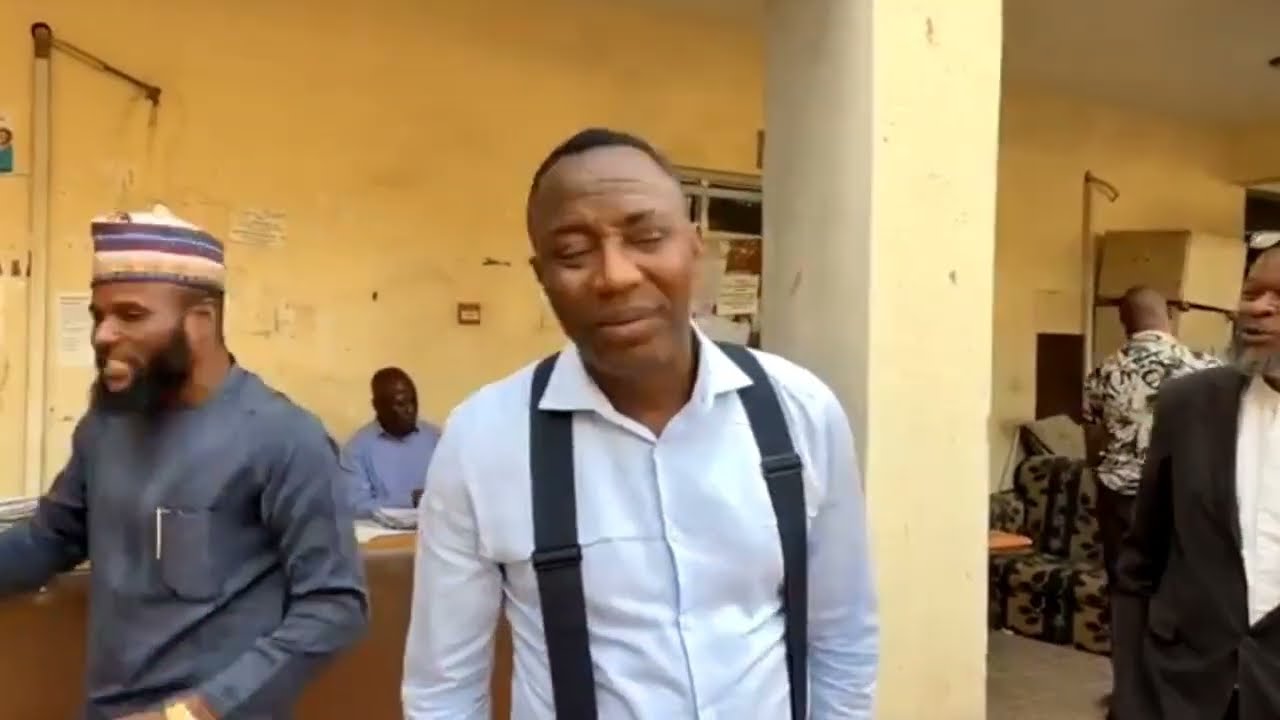 Chaos Outside Courthouse As Tracy is Rearrested After Sowore Completes Her Bail Conditions