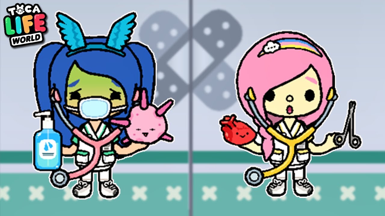 VIRAMOS MÉDICAS POR UM DIA no TOCA LIFE WORLD ‹ Luli Rarity ›