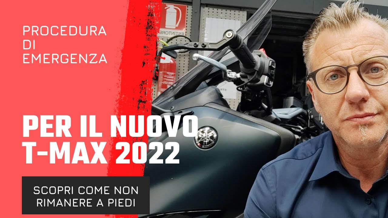 Come far partire  nuovo T-MAX 2022 senza chiavi