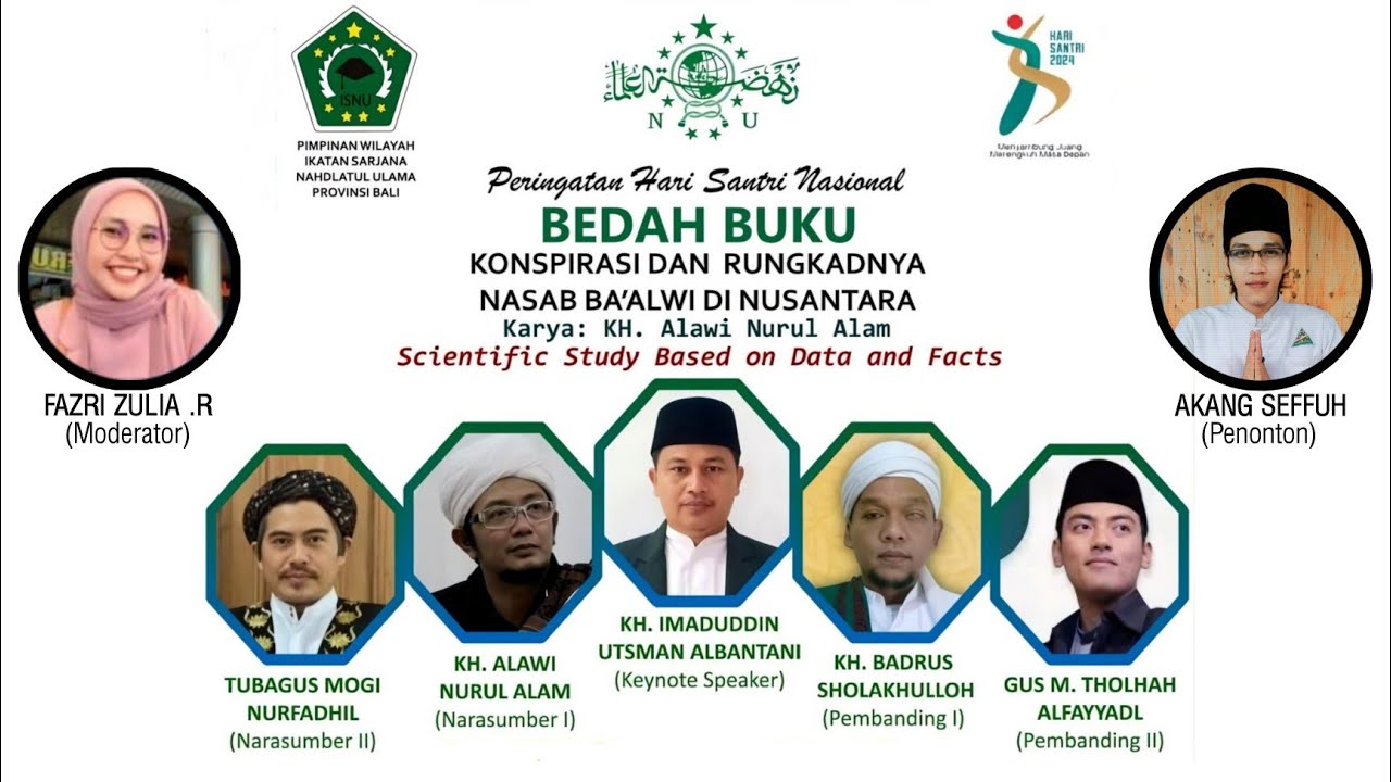🔴Live Eksklusif Seminar Nasab Ba 'Alwi Bersama Trio Al-Bantani di Bali
