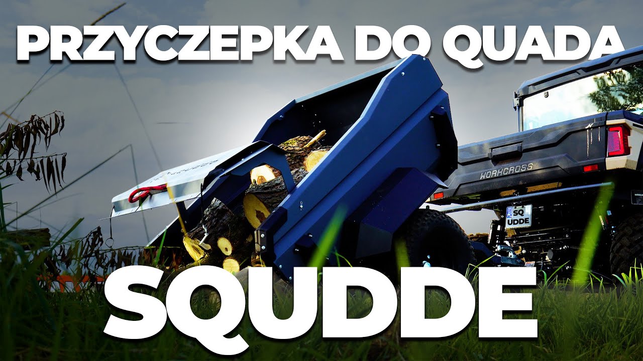 NAJLEPSZA przyczepka DO PRACY NA QUADZIE! 🔝 Przyczepka SQUDDE - co oferuje?