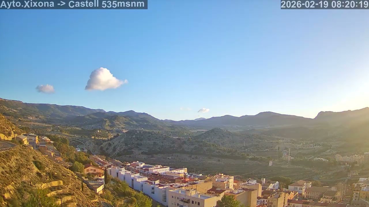 Timelapse Xixona (Castell) - 2026-02-19