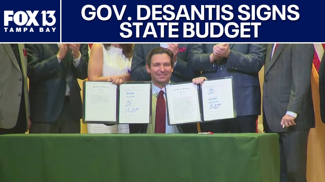 Gov. DeSantis signs Florida budget for 2025-26 fiscal year