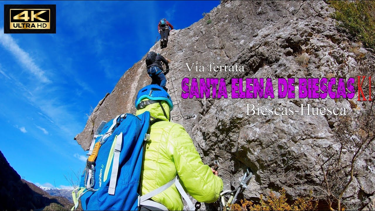 Vía ferrata Santa Elena de Biescas K1. Huesca
