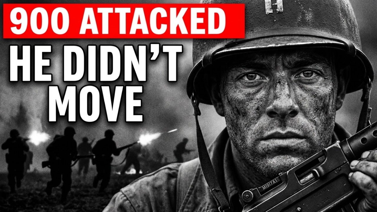 900 Japanese Attacked. One Marine Refused to Fall.