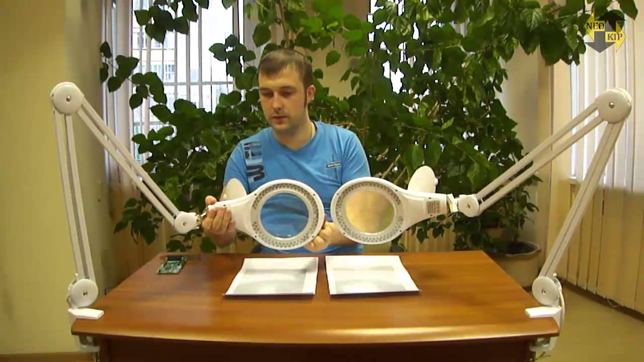 8066LED лампа лупа светодиодная