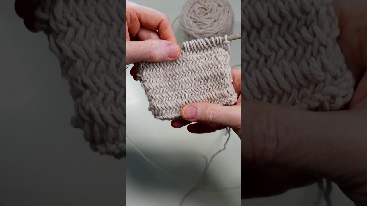 🧶 Fischgr&auml;tmuster stricken | Herringbone