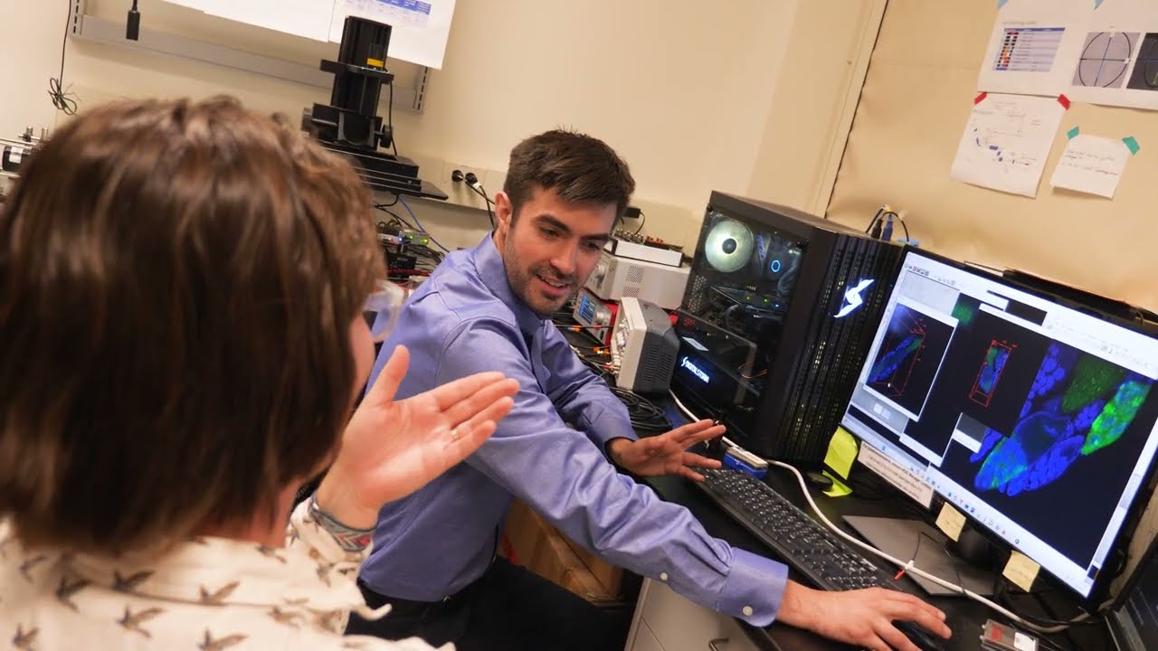 University of Rochester Light Sheet Microscopy video 2025