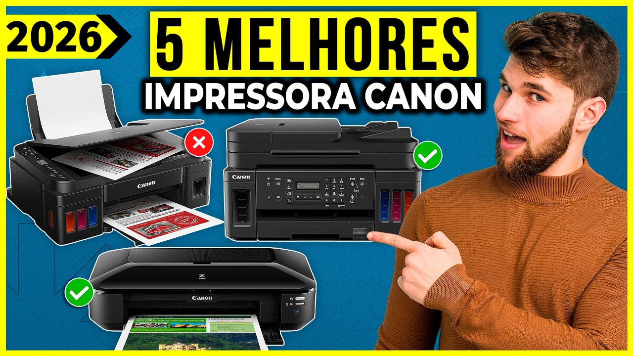 As 5 Melhores Impressora Canon Em 2026!