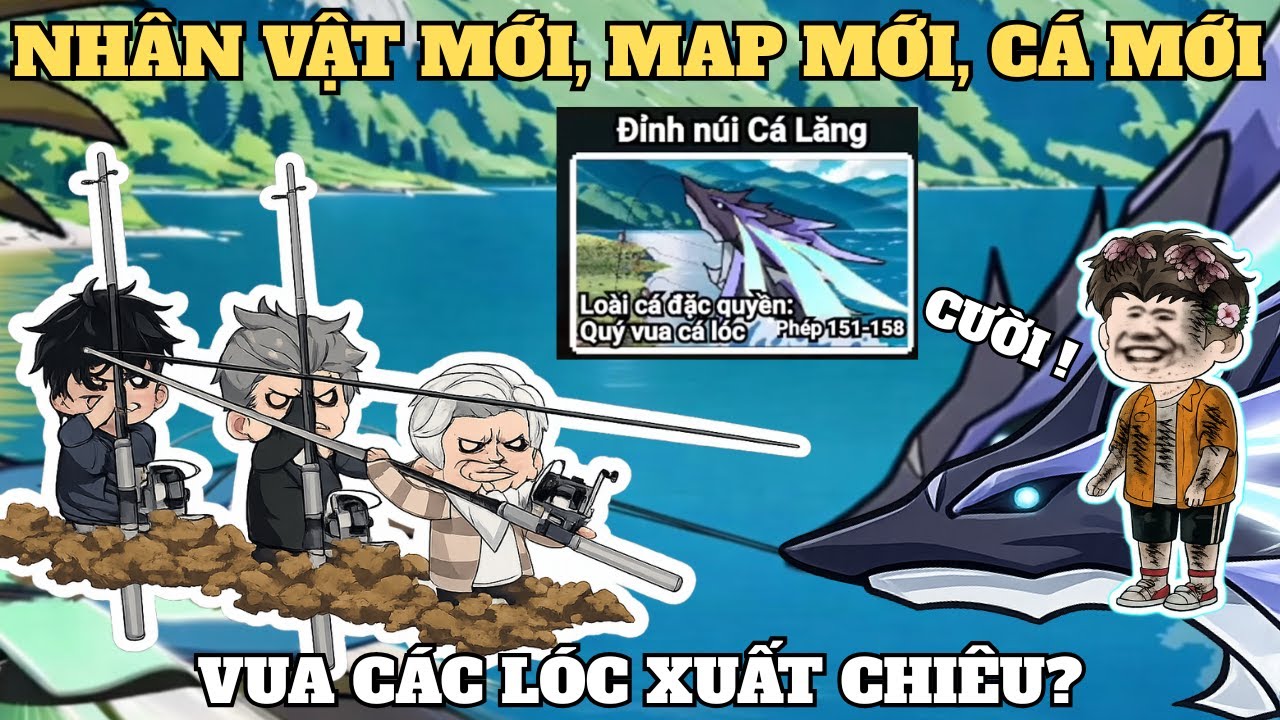 MẸ CÁ CHÉP và QUÝ VUA CÁ LÓC cá nào câu KHÓ HƠN? - Game câu cá vạn cân