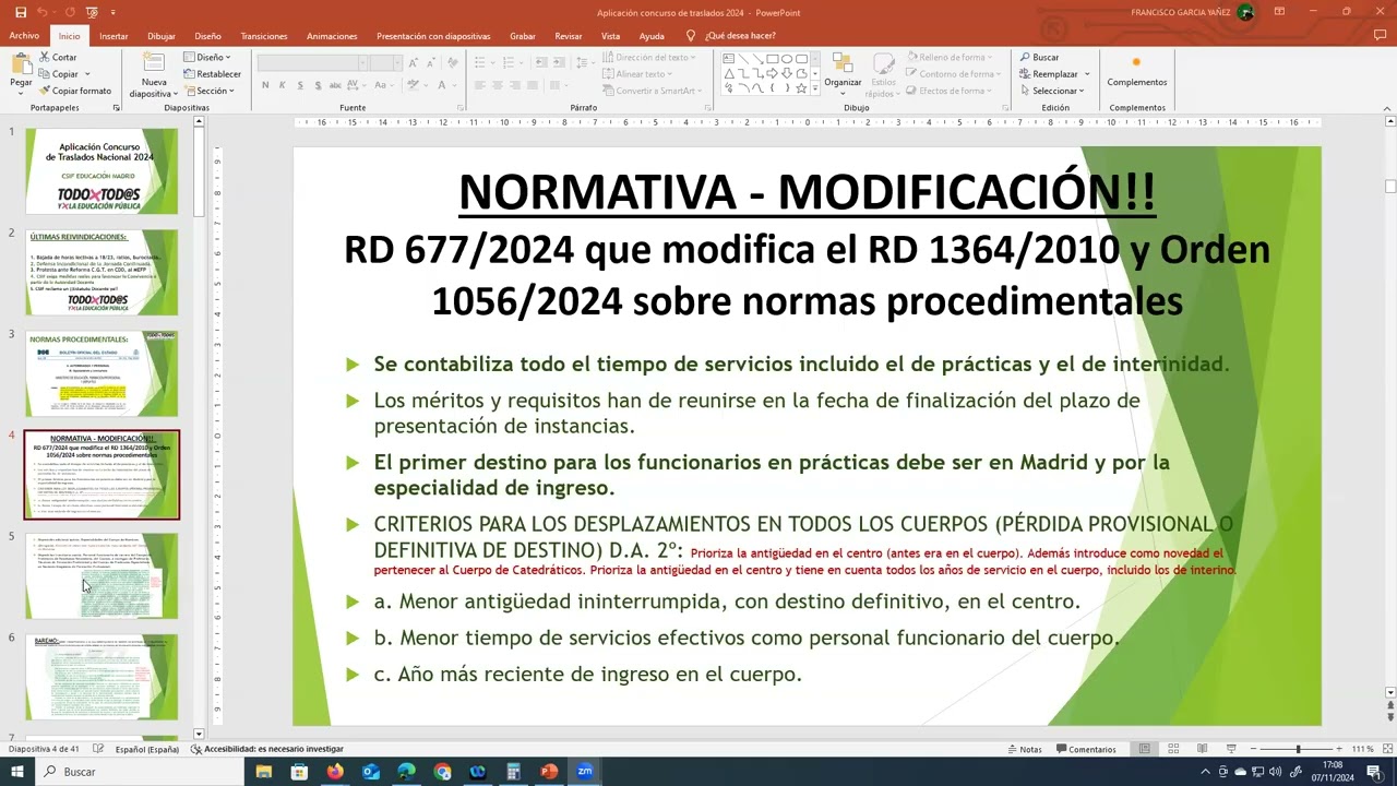 Concurso Traslados 2024