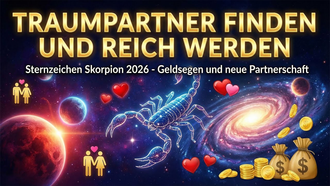 Skorpion 2026 - Was die Sterne über dein Liebesleben sagen