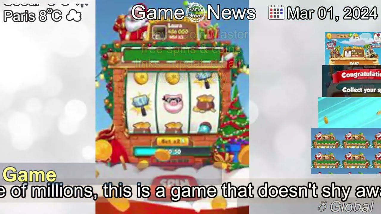 [Latest]Today's Coin Master free spins & coins links - updated daily (March 2024)
