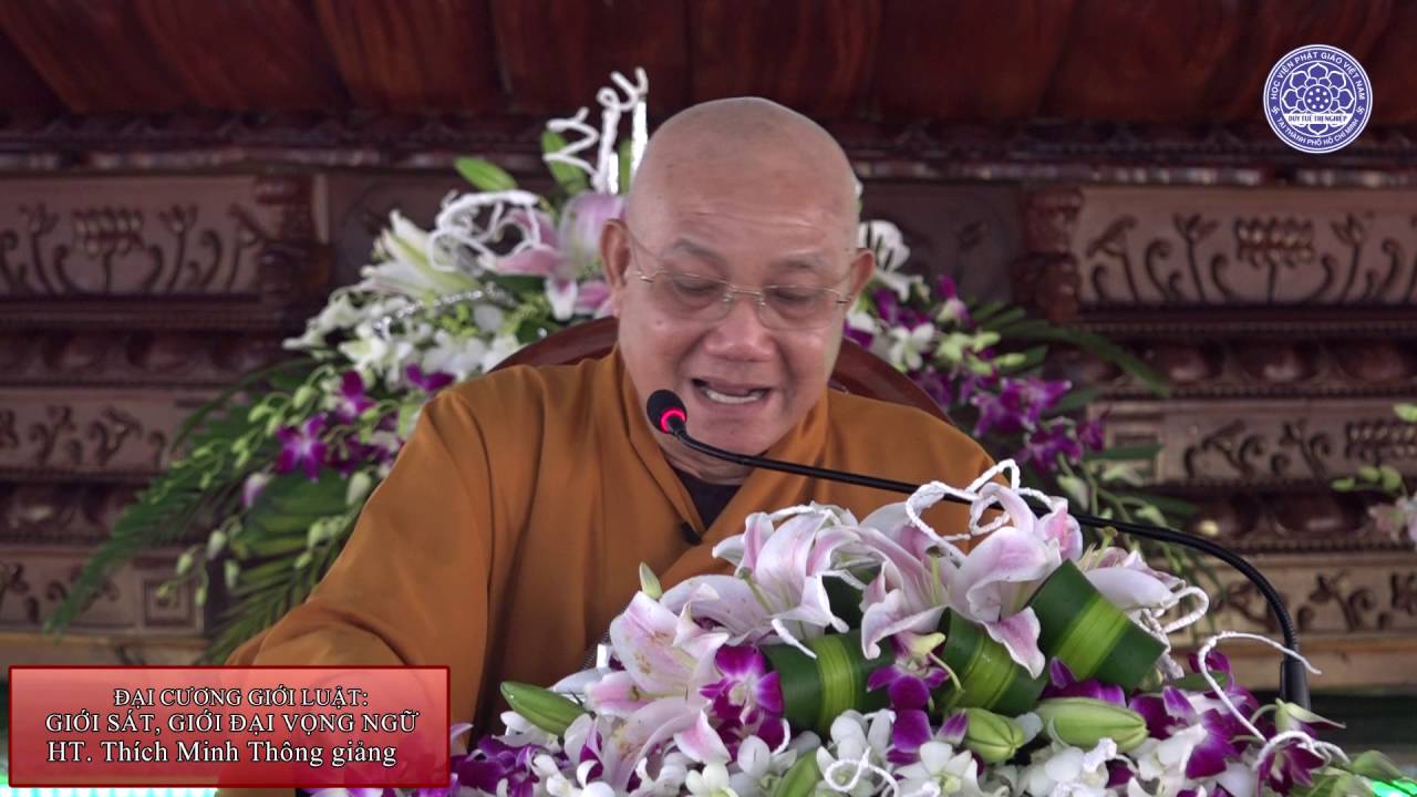 Đại cương giới luật: Giới sát, giới đại vọng ngữ - HT. Thích Minh Thông
