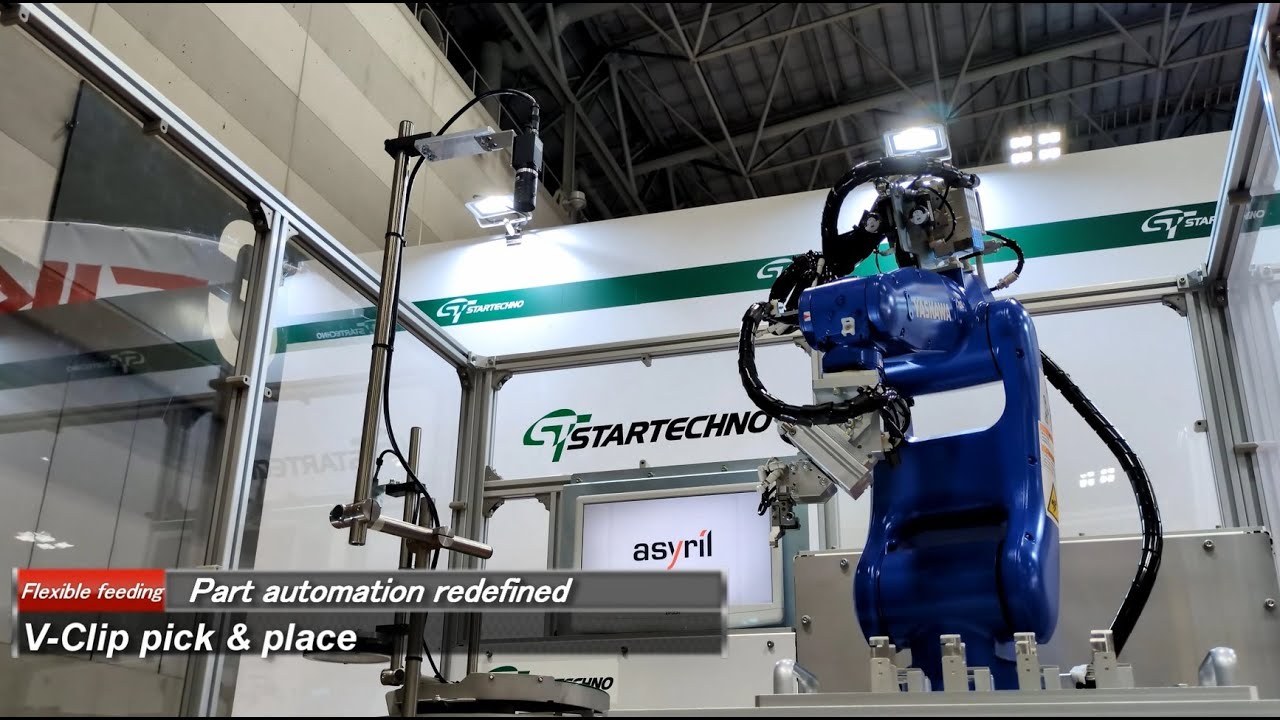 Application – Asyril – Automatic feeding of V-shaped clips