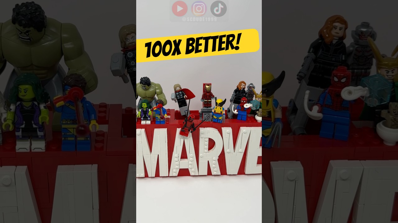 Making the LEGO Marvel Logo 100x Better! 🤩 
