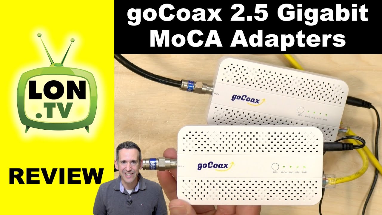 Обзор многогигабитного адаптера GoCoax MoCA 2.5 с Ethernet 2,5 Гбит/с — сетевой удлинитель для ка...