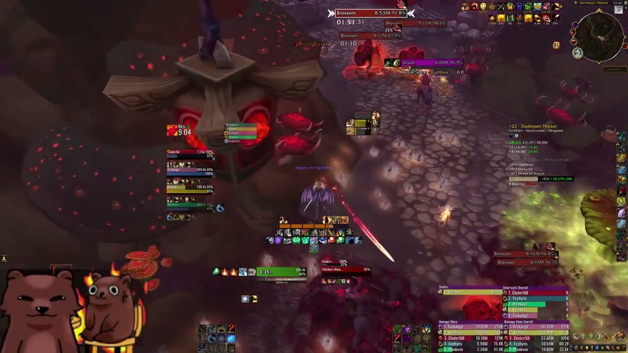 +22 Darkheart Thicket Fortified | M+ 10.2 Augmentation Evoker POV