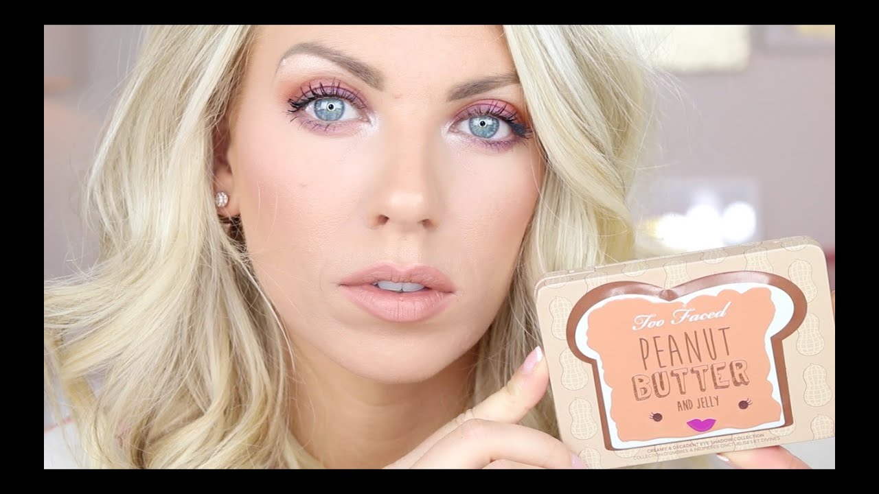Too Faced Peanut Butter & Jelly TUTORIAL | Sunset Eyes