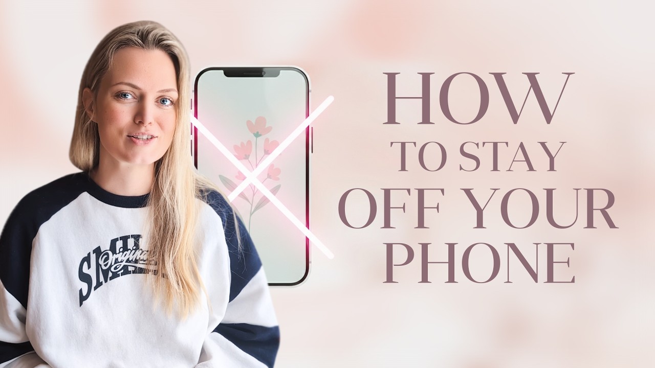 5 tips to stay OFF your phone as a busy Mom ✨ Less Screen, More energy
