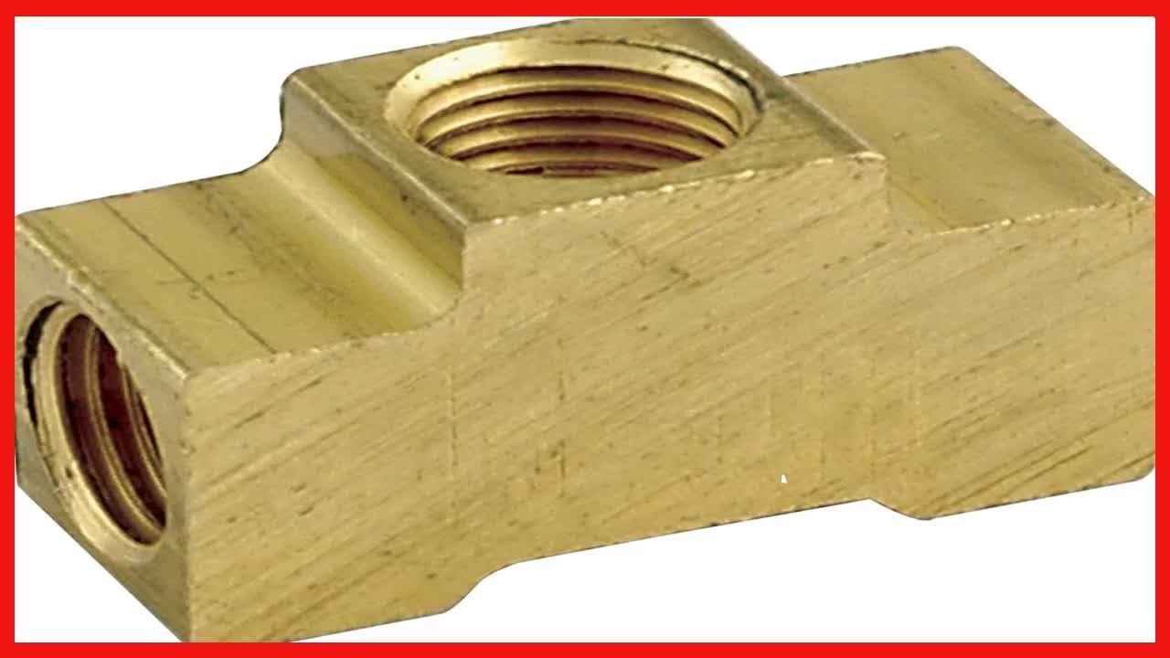 Reliable Dual 3/8-24 Inverted Flare to 1/8 in NPT Female Brake Fitting