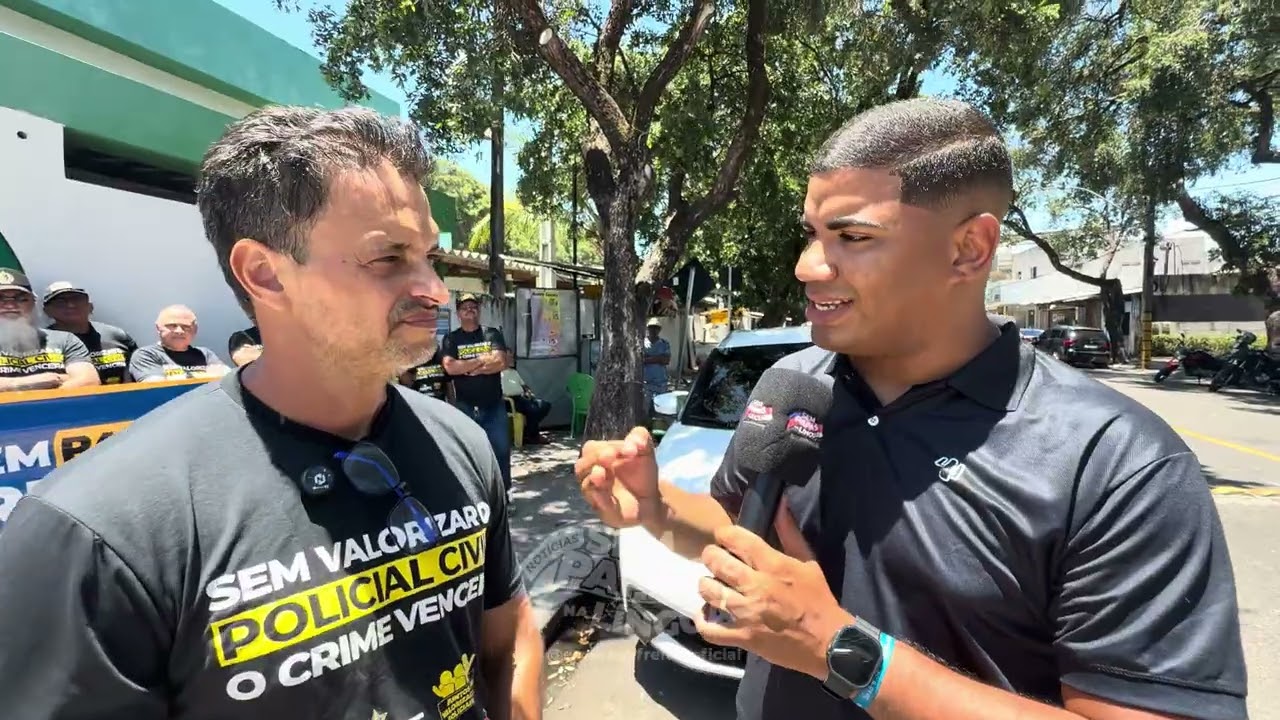 SINDICATO DOS POLICIAIS CIVIS REALIZAM PARALISAÇÃO 🚨 EMERSON FREITAS 
