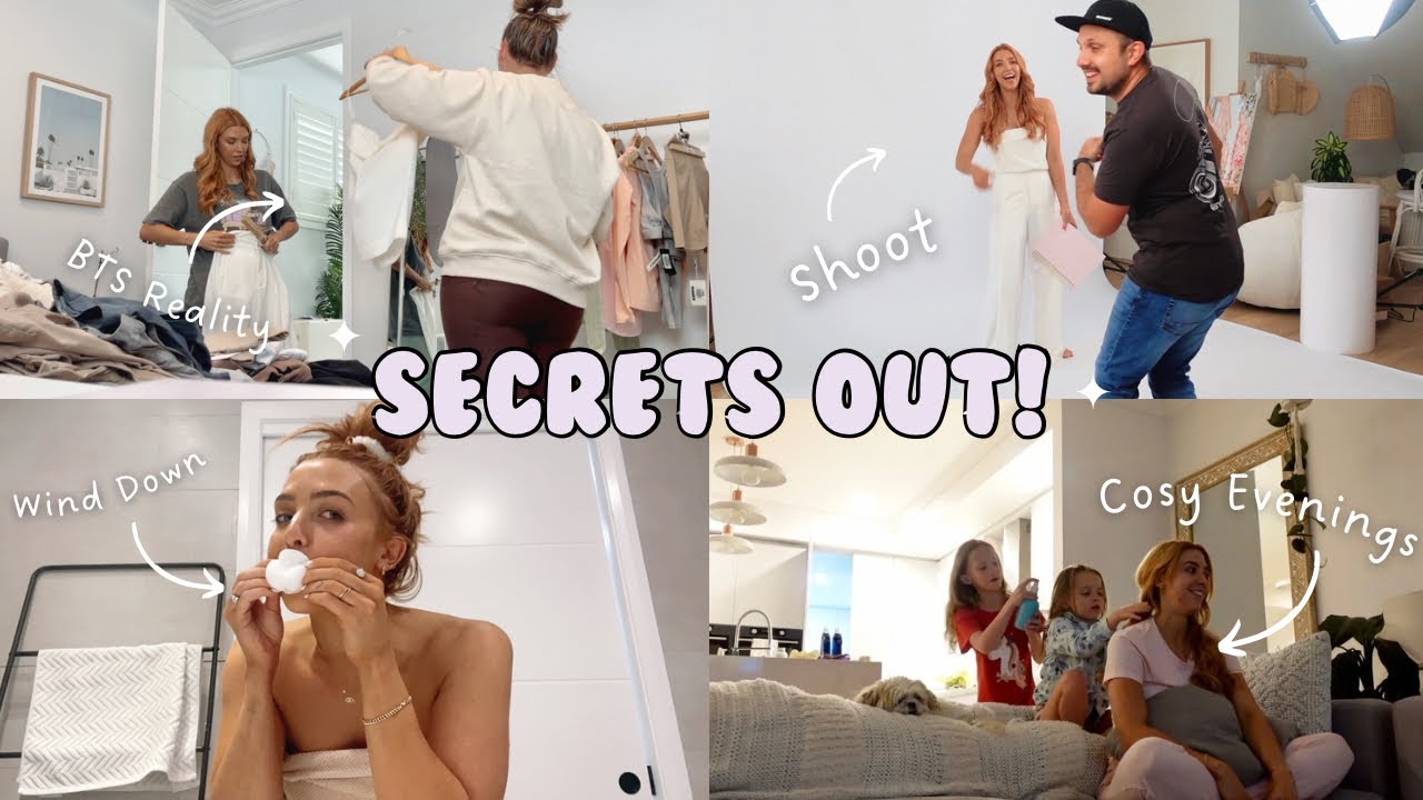 Secret is FINALLY Out!/ What REALLY Happens at Shoots/ BTS Reality/ Cosy Family Evenings/ Steph Pase