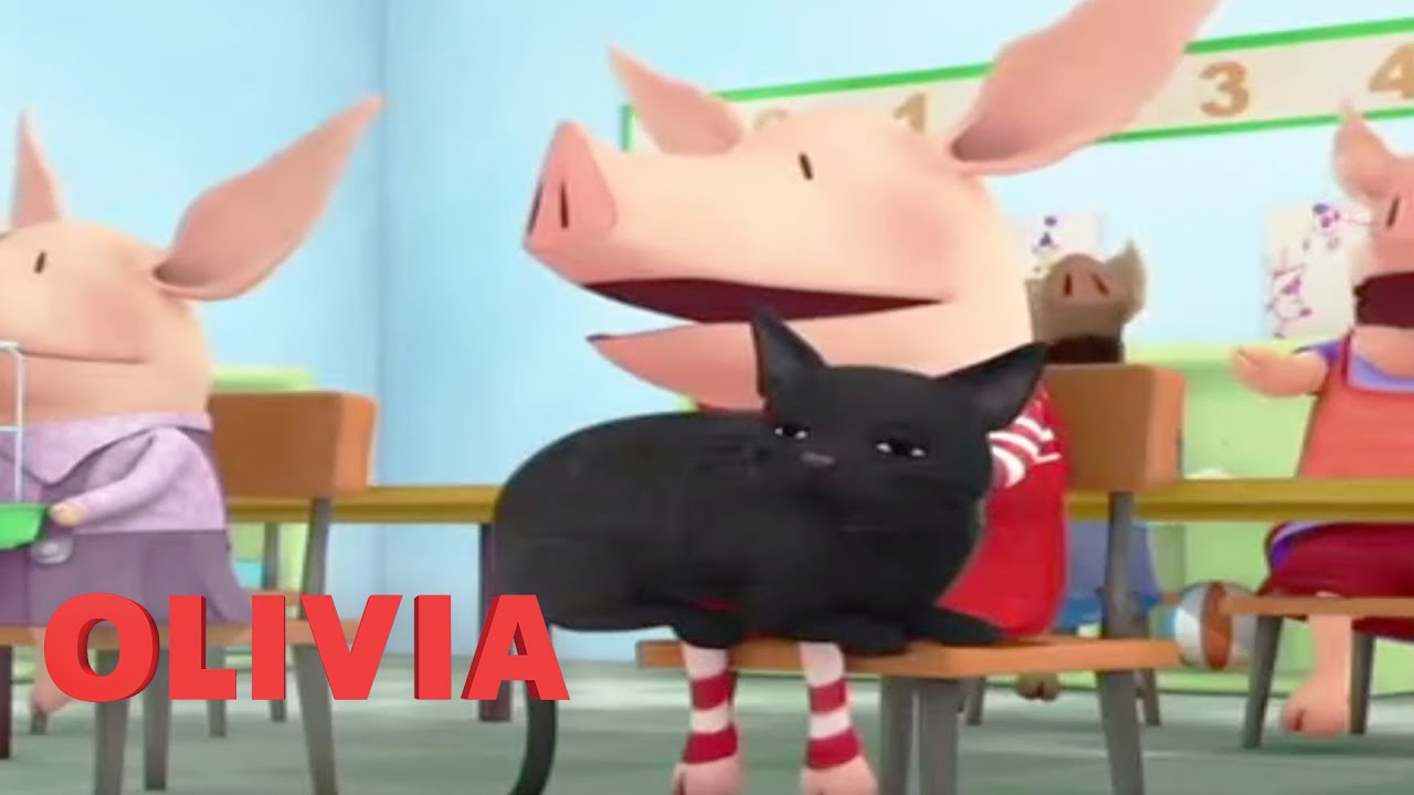 Olivia Trains Her Cat | Olivia the Pig | Full Episode | Cartoons for Kids