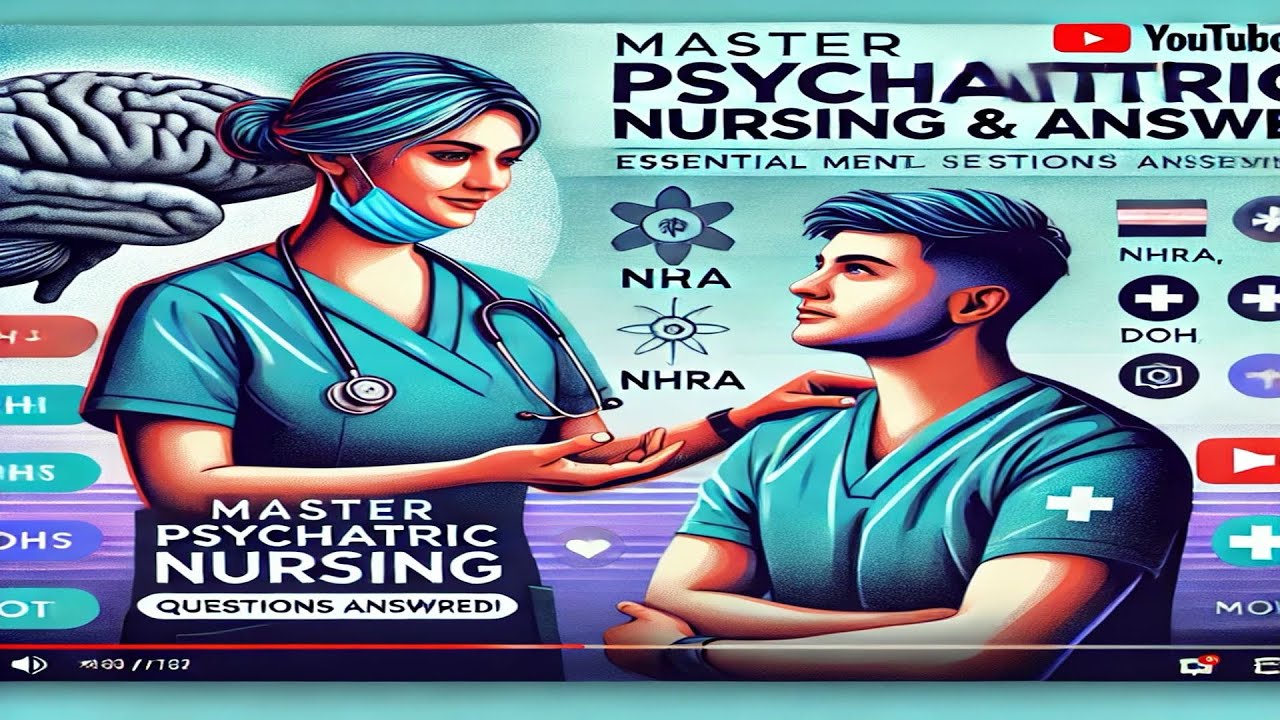Psychiatric Prometric Q&A Part-1 | Nursing Nifty