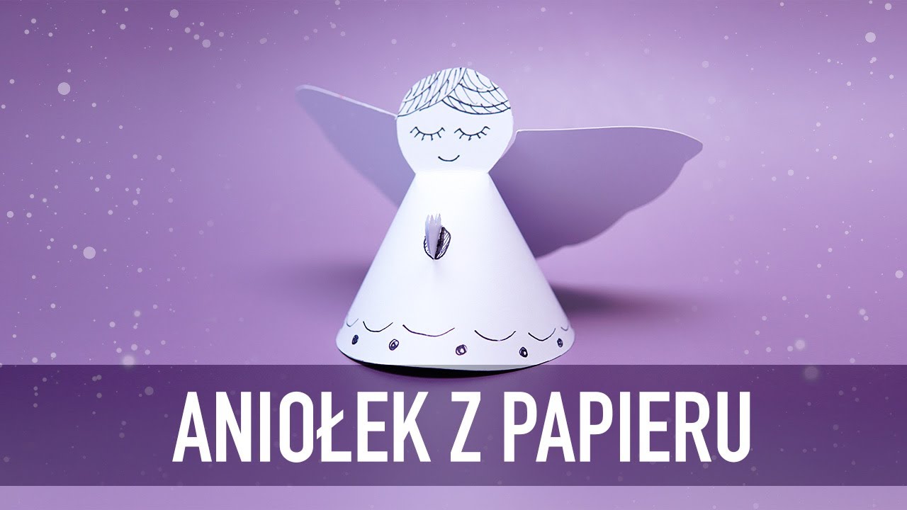 ANIOŁEK Z PAPIERU! OZDOBY ŚWIĄTECZNE