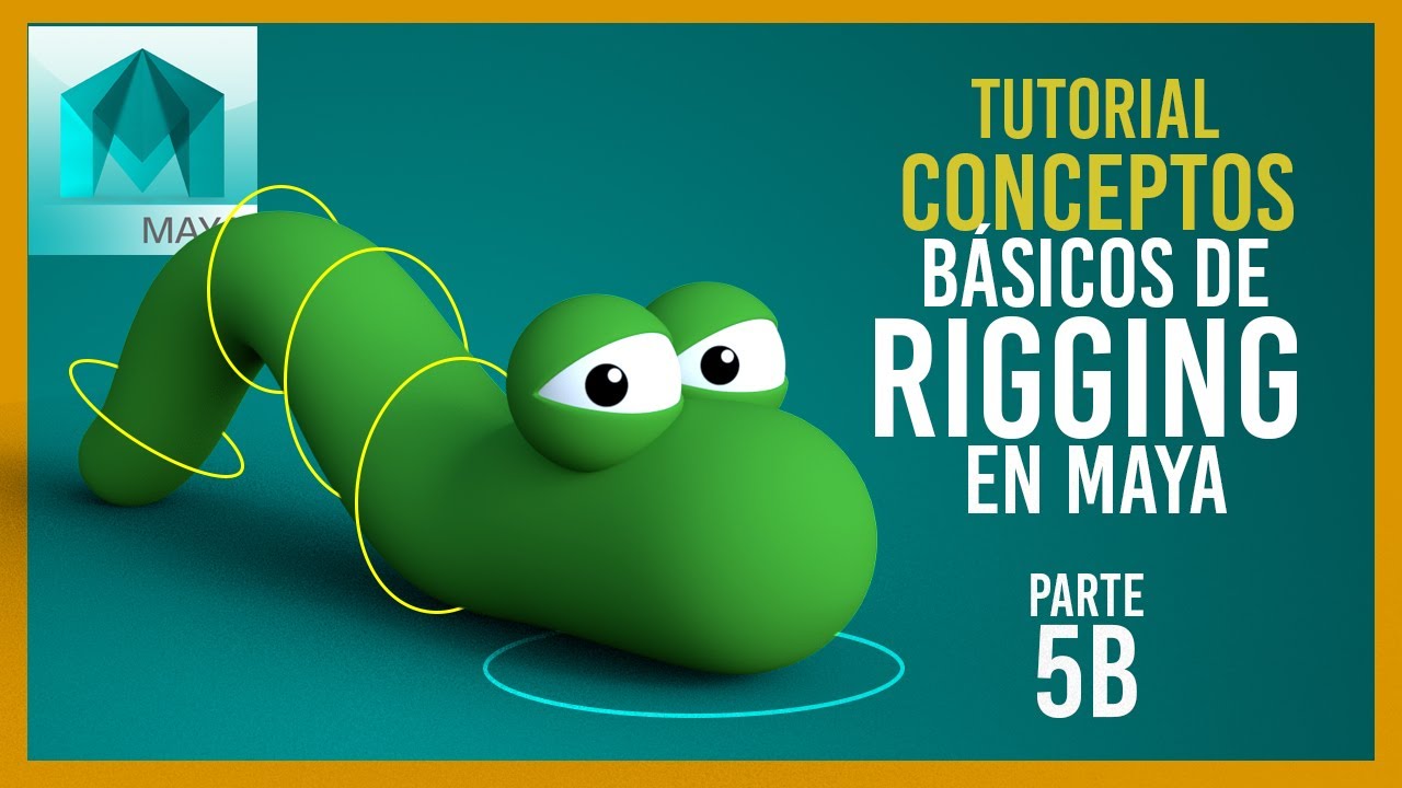 Conceptos básicos de rigging en Maya ::: Parte 5B Cartoon character Curso GRATUITO de rig en Maya ❤️