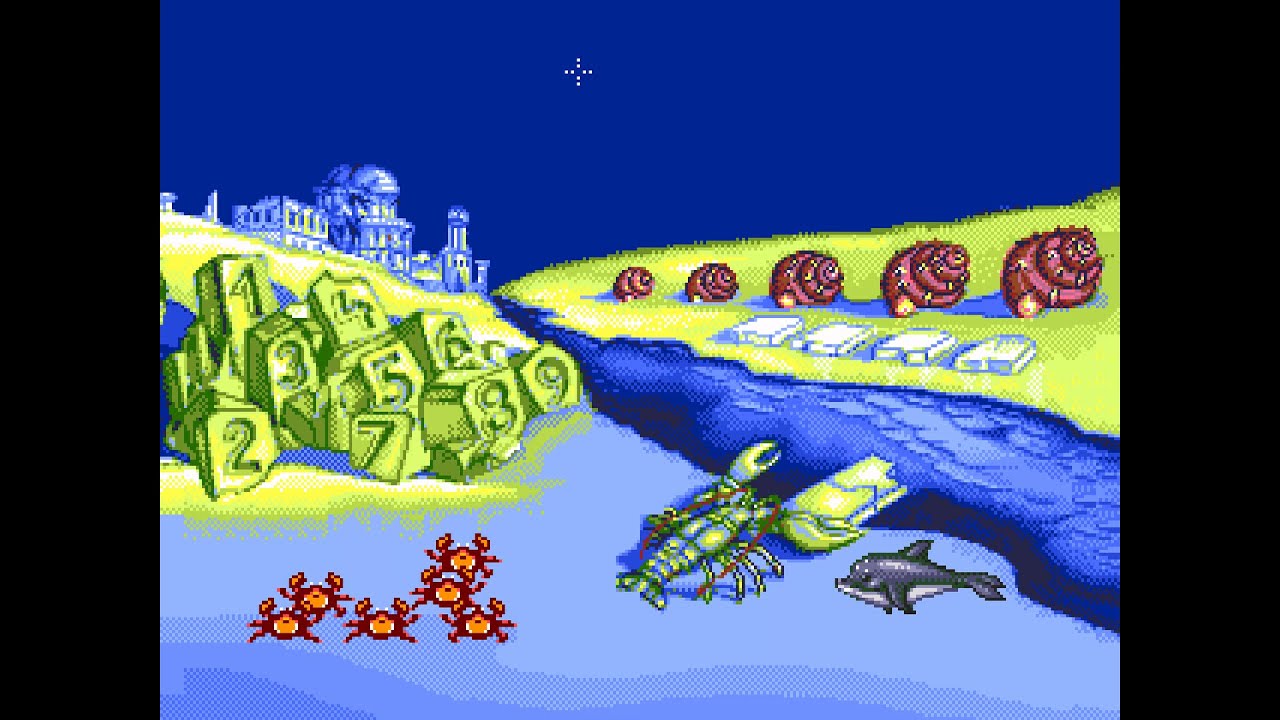 Sega Pico Game: Ecco Jr. and the Great Ocean Treasure Hunt! (1994 Sega)