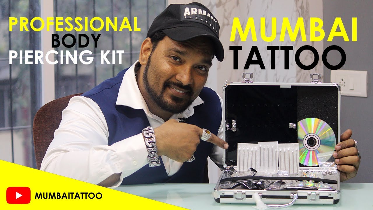 Professional body piercing kit by MUMBAI TATTOO SUPPLY nadeem batliwala 9699735303